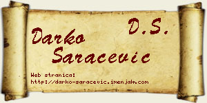 Darko Saračević vizit kartica